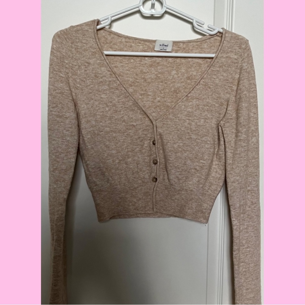 Aritzia cropped cardigan